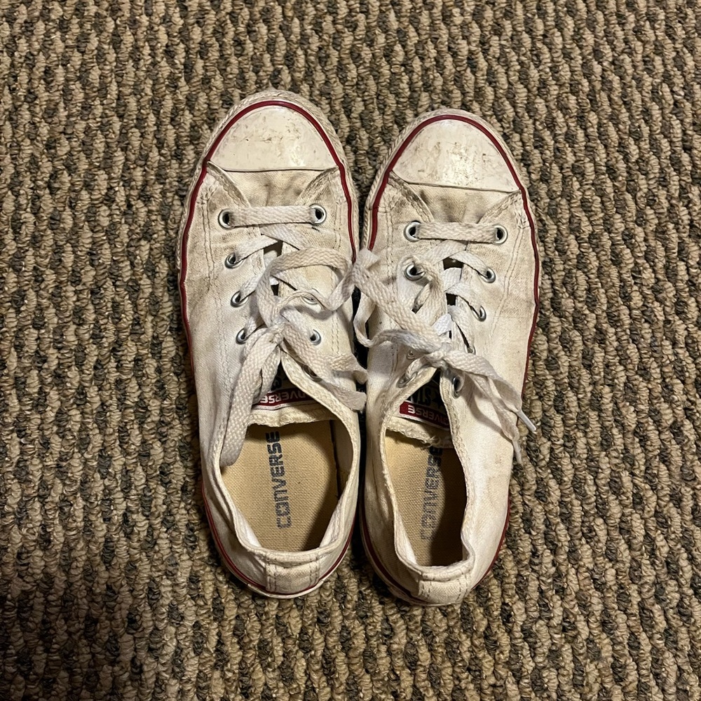 White Low-Top Converse